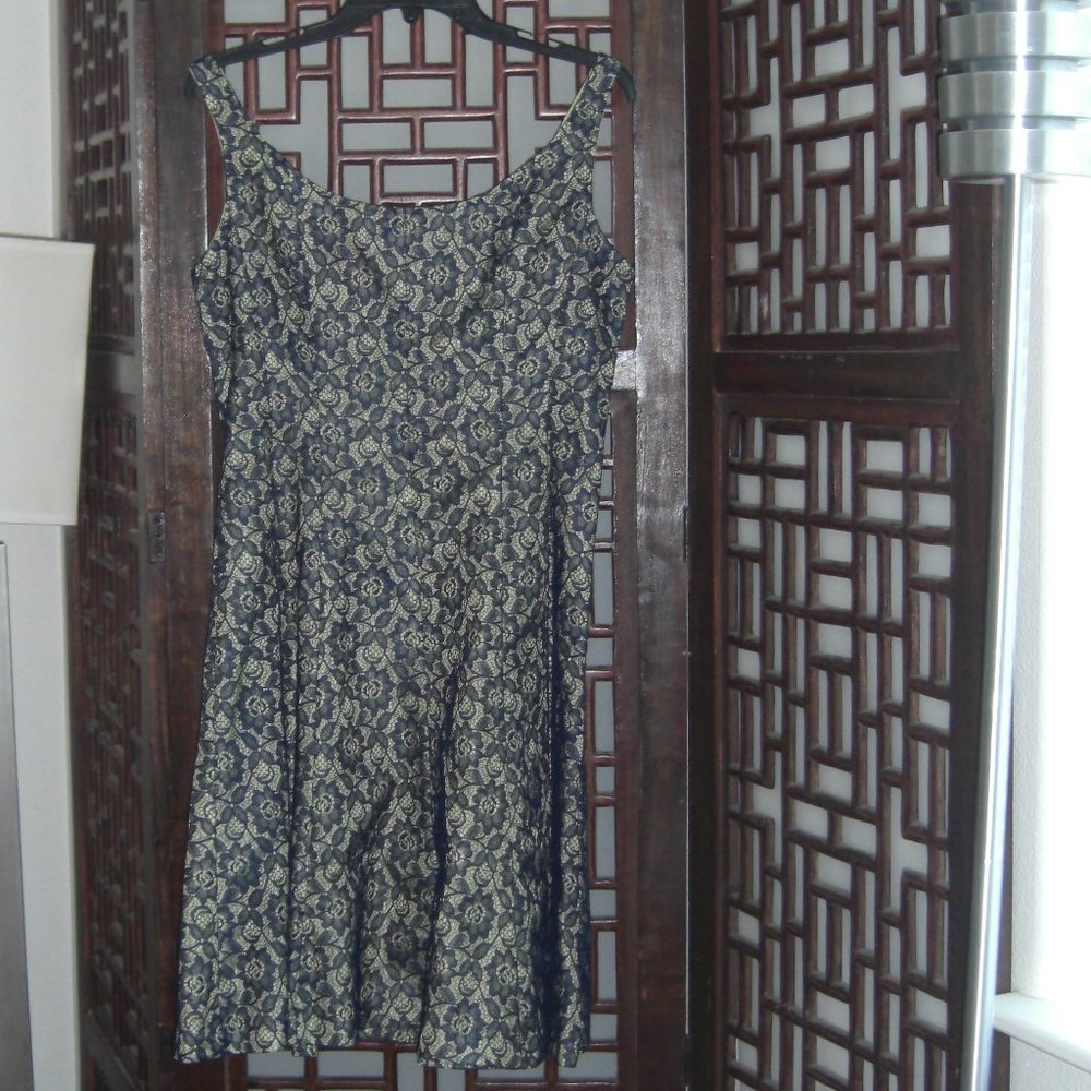 NINE & CO. Dress, Navy Blue Lace, 10